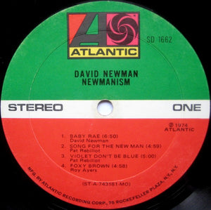 David Newman* : Newmanism (LP, Album, MO )