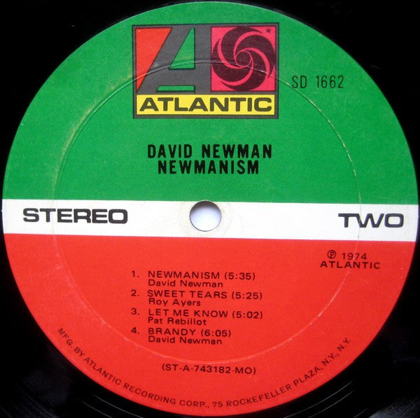 David Newman* : Newmanism (LP, Album, MO )