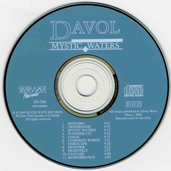 Davol : Mystic Waters (CD, Album)