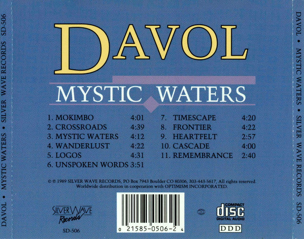 Davol : Mystic Waters (CD, Album)