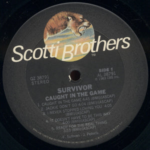 Survivor : Caught In The Game (LP, Album, Pit)