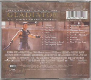 Hans Zimmer And Lisa Gerrard : Gladiator (Music From The Motion Picture) (CD, Album, RE, Arv)