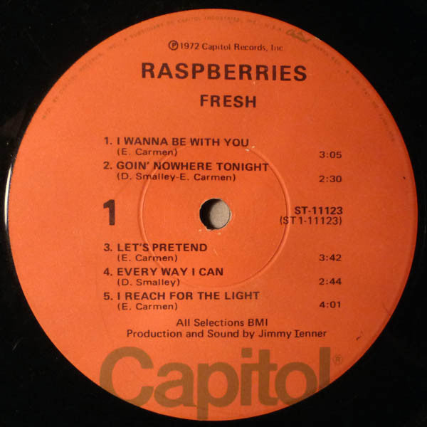 Raspberries : Fresh (LP, Album, Win)