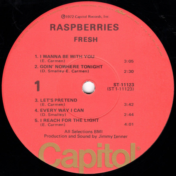 Raspberries : Fresh (LP, Album, Win)
