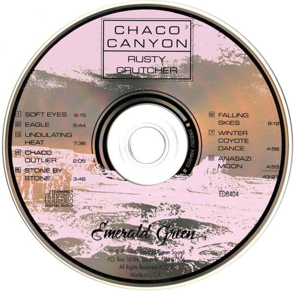 Buy Rusty Crutcher Chaco Canyon CD Album Online for a great