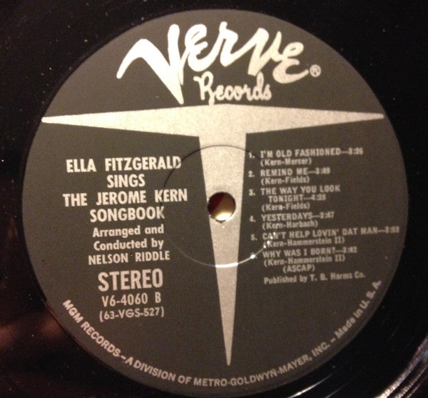 Ella Fitzgerald : Ella Fitzgerald Sings The Jerome Kern Song Book (LP, Album)