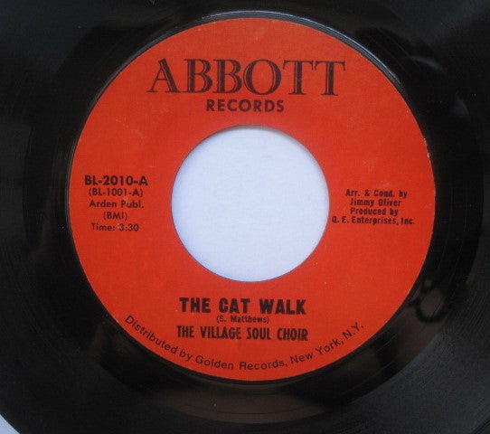 The Village Soul Choir : The Cat Walk  (7", Single)