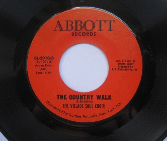 The Village Soul Choir : The Cat Walk  (7", Single)
