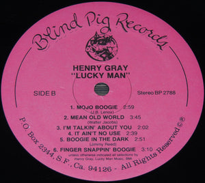 Henry Gray : Lucky Man (LP, Album)