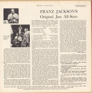 Franz Jackson's Original Jass All-Stars* Featuring Bob Shoffner : Franz Jackson And His Original Jass All-Stars Featuring Bob Shoffner (LP, Album, Mono)