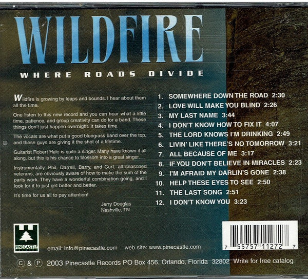 Wildfire (6) : Where Roads Divide (CD, Album)