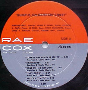 Edmond Hall : Rumpus On Rampart Street (LP)