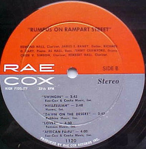 Edmond Hall : Rumpus On Rampart Street (LP)