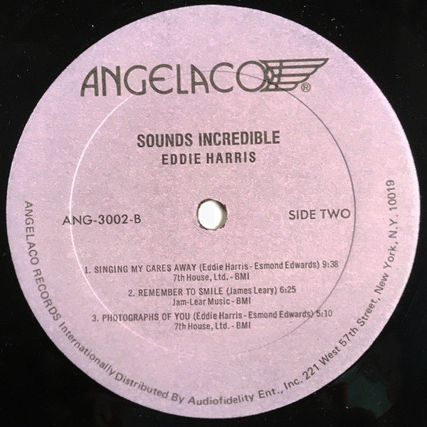 Eddie Harris : Sounds Incredible (LP, Album)