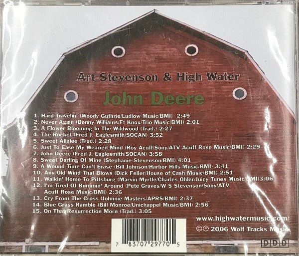 Art Stevenson & High Water : John Deere (CD)