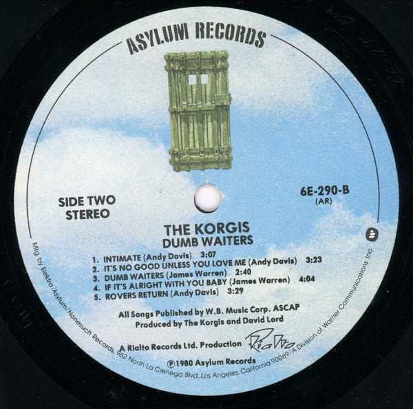 The Korgis : Dumb Waiters (LP, Album, All)