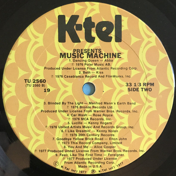 Various : Music Machine (LP, Comp, 19 )