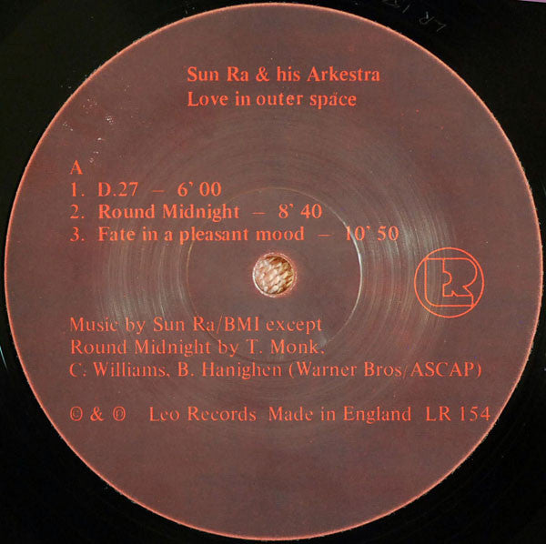 Sun Ra And His Arkestra* : Love In Outer Space (LP, Album)