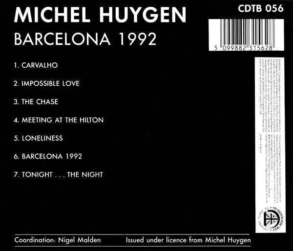 Michel Huygen : Barcelona 1992 (CD, Album)