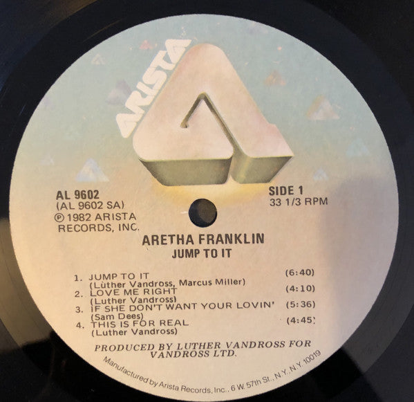 Aretha* : Jump To It (LP, Album)