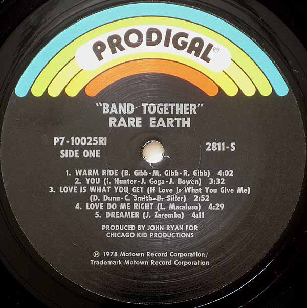 Rare Earth : Band Together (LP, Album)