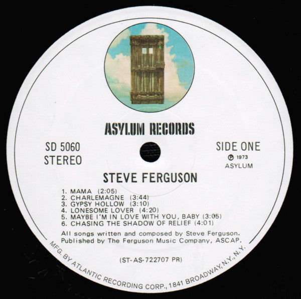 Steve Ferguson* : Steve Ferguson (LP, Album, Pre)