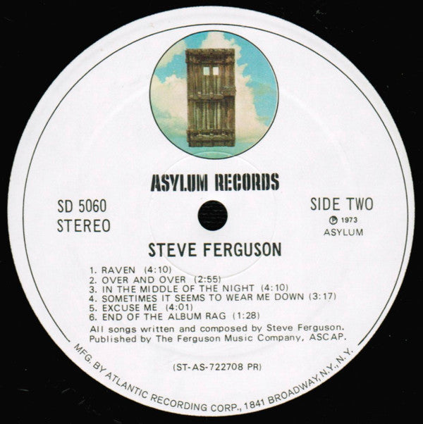 Steve Ferguson* : Steve Ferguson (LP, Album, Pre)