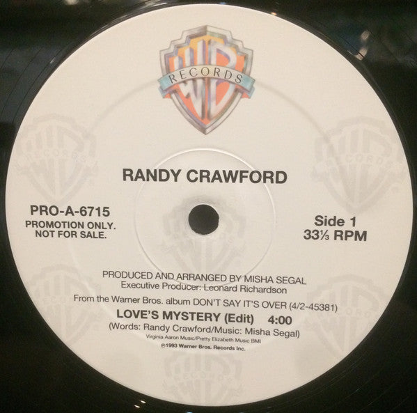 Randy Crawford : Love's Mystery (12", Promo)