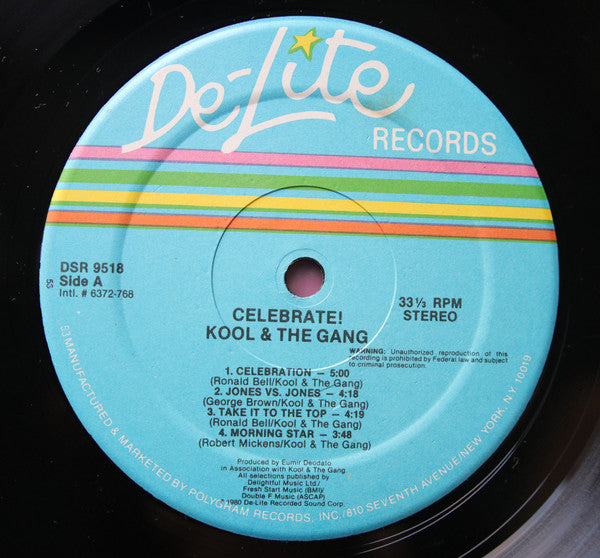 Kool & The Gang : Celebrate! (LP, Album, 53)