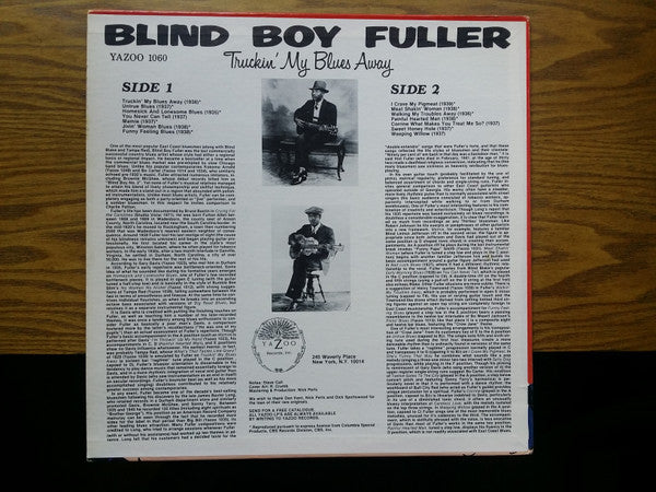 Blind Boy Fuller : Truckin' My Blues Away (LP, Comp)