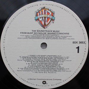 Various : The Soundtrack Music From Burt Reynolds Sharky's Machine (LP, Win)