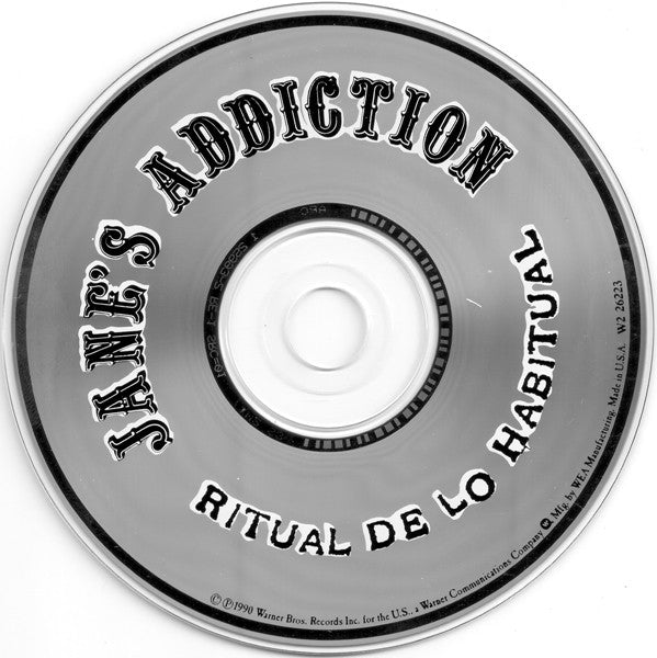 Jane's Addiction : Ritual De Lo Habitual (CD, Album, Club, ARC)