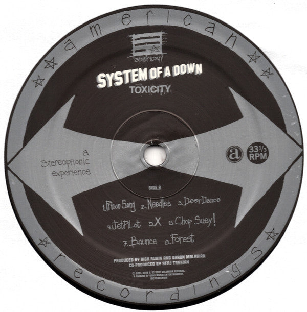 System Of A Down : Toxicity (LP, Album, RE)