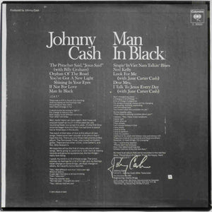 Johnny Cash : Man In Black (LP, Album, San)