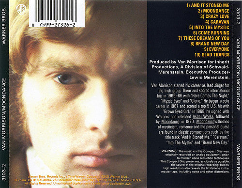 Van Morrison : Moondance (CD, Album, RE)