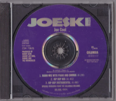 Joeski Love : Joe Cool (CD, Single, Promo)