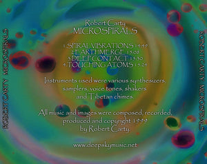 Robert Carty : Microspirals (CDr, Album)