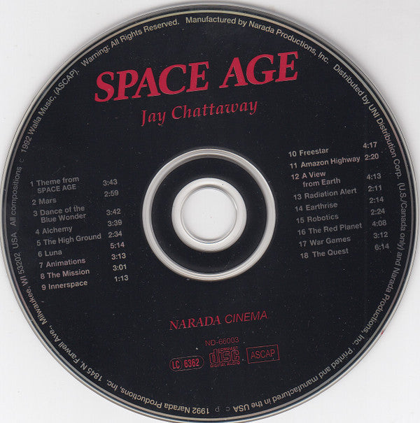 Jay Chattaway : Space Age (CD, Album)