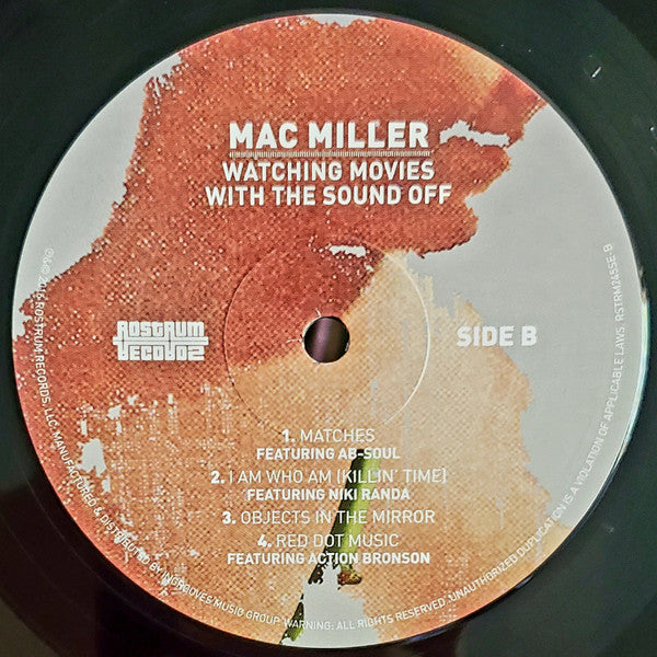 Mac Miller : Watching Movies With The Sound Off (2xLP, Album, RE)