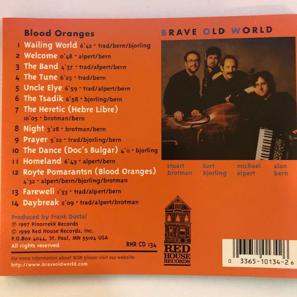 Brave Old World : Blood Oranges (CD, Album)