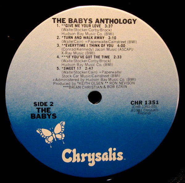 The Babys : Anthology (LP, Comp, San)