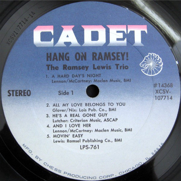 The Ramsey Lewis Trio : Hang On Ramsey! (LP, Album)