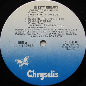 Robin Trower : In City Dreams (LP, Album, San)