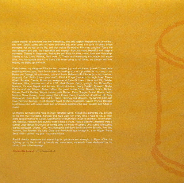 Da Lata : Songs From The Tin (CD, Album)