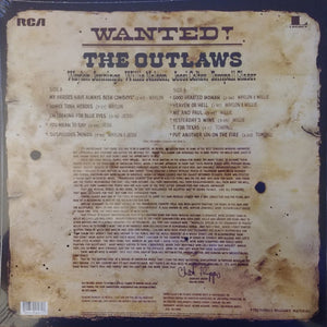 Waylon Jennings, Willie Nelson, Jessi Colter, Tompall Glaser : Wanted! The Outlaws (LP, Album, Comp, RE)