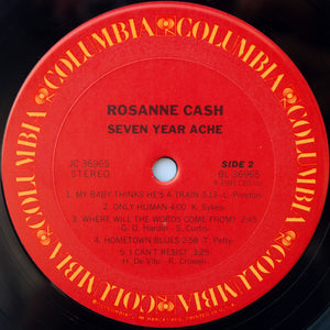 Rosanne Cash : Seven Year Ache (LP, Album)