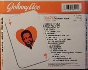 Johnny Ace : Memorial Album (CD, Album, Bon)