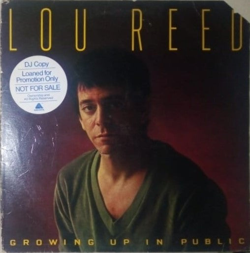 Lou Reed : Growing Up In Public (LP, Album, Promo)