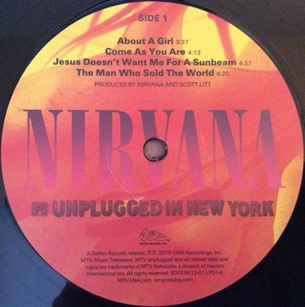 Nirvana : MTV Unplugged In New York (2xLP, Album, RE, 180)