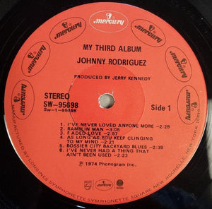 Johnny Rodriguez (4) : My Third Album (LP, Album, Club)
